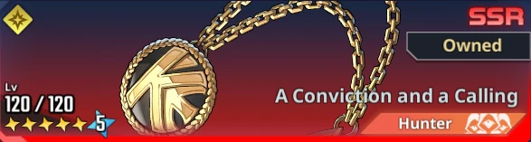 [WEAPON] UNE CONVICTION ET UNE VOCATION