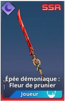 Katana Fleu de prunier