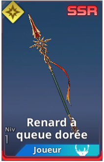 Renard a queue dorée