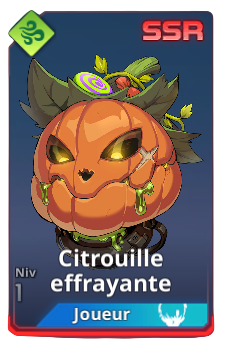 Citrouille effrayante