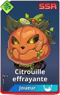 Citrouille effrayante